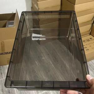 Kandang Reptil Portabel Ramah Lingkungan PVC Persegi A6 Generasi ke-2 untuk Tarantula, <span class=keywords><strong>Leopard</strong></span> Gecko, Ular Kecil, Dapat Dilepas dan Dicuci - Product Image 4