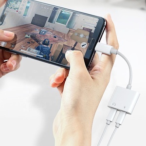 Di alta Qualità 2 in 1 Dual Tipo C <span class=keywords><strong>Adattatore</strong></span> del Divisore Della Cuffia <span class=keywords><strong>Jack</strong></span> <span class=keywords><strong>USB</strong></span> <span class=keywords><strong>Adattatore</strong></span> C - Product Image 4