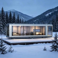 Maison conteneur Royalstar F40, préfabriquée, modulaire, en acier, moderne, économique pour camping, capsule spatiale