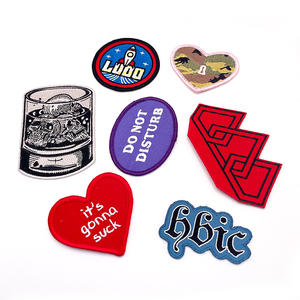 Пользовательские вышитые патчи для одежды шляпы для липучки застегнуты цветы блестки силиконовые синели ПВХ тканая кожа вышивка - Product Image 4