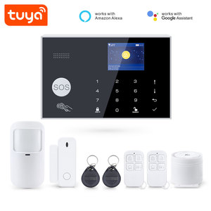 Système d'alarme intelligent Tuya 4G+WiFi GSM avec écran TFT de 2,4 pouces, <span class=keywords><strong>sirène</strong></span> de 100 dB, contrôle par application, Alexa, Google Home PST-G30 - Product Image 1