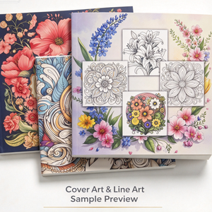 Libro <span class=keywords><strong>da</strong></span> Colorare Mandala con Fiori <span class=keywords><strong>per</strong></span> <span class=keywords><strong>Adulti</strong></span>, Perfetto Libro di Attività Floreali e Botaniche in Cartone <span class=keywords><strong>per</strong></span> Alleviare lo Stress, Stampa Personalizzata - Product Image 6