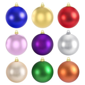 Bolas <span class=keywords><strong>de</strong></span> <span class=keywords><strong>Navidad</strong></span> <span class=keywords><strong>de</strong></span> Plástico Electrochapado al por Mayor, Adornos Colgantes Festivos para Regalo, Decoración Familiar - Product Image 1