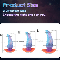 Dildo de Tentáculo Monstruoso de Silicona, Juguete Sexual Anal Realista con Forma Especial para Adultos