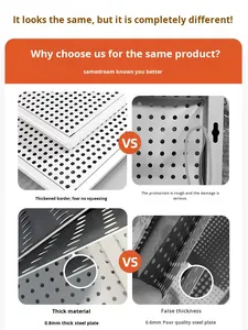 Tùy Chỉnh Hiện Đại Thân Thiện Với Môi Công Cụ Tường <span class=keywords><strong>Pegboard</strong></span> Phổ Phần Cứng Lưu Trữ Đục Hội Đồng Quản Trị Thép Không Gỉ Tự Động Sửa Chữa Tường - Product Image 4