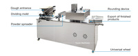 Machine automatique en acier inoxydable pour la fabrication de boules de pâte à pain et à biscuits de 200 grammes, machine à découper et à arrondir la pâte