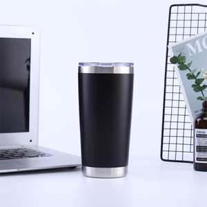 Vente en gros de gobelets isothermes en acier inoxydable personnalisés de 20 oz, revêtement poudré, double paroi, isolation sous vide, logo pour les voyages, sans BPA, respectueux de l'environnement - Product Image 4