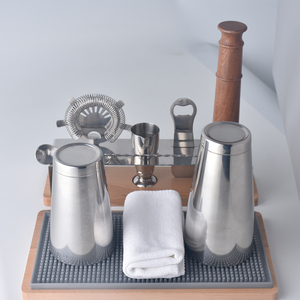 OUYADA Shaker à martini <span class=keywords><strong>barman</strong></span> de haute qualité 11 pièces ensemble de shaker à cocktail Boston ensembles d'outils de bar professionnels accessoires de bar - Product Image 5