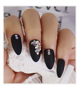 ILSA-prensa de punta de <span class=keywords><strong>uñas</strong></span> en forma de <span class=keywords><strong>almendra</strong></span> acrílica, venta al por mayor - Product Image 3