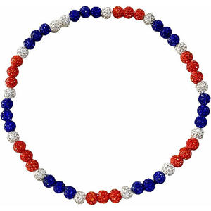 Venta de fábrica Unisex equipo de béisbol ajustable regalos collar de béisbol para atletas jugadores collar de béisbol con cuentas de diamantes de imitación - Product Image 5