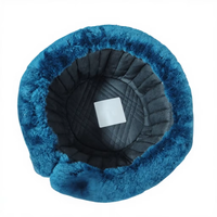 Gorro Ushanka de Piel de Oveja Auténtica, Suave y Cálido para Invierno, con Orejeras, para Tapicería de Automóviles y Prendas de Vestir, Gorro de Invierno de Piel Animal