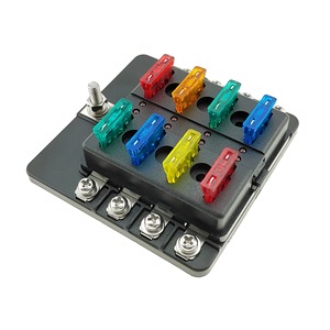 Boîte à fusibles Vtron Automotive 8 voies avec éclairage LED, fixation par vis, courant maximal 100A, pour usage automobile - Product Image 4