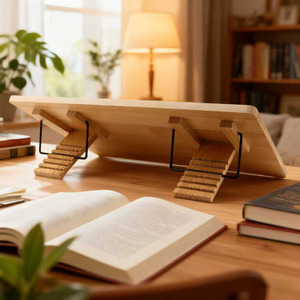 OEM Wooden Reading Board 60x35.2cm Adjustable Tilt <b>Desk</b> <b>Study</b> Writing Pad For Homework And Reading - Product Image 5