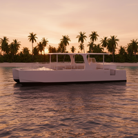Katamaran à voile en aluminium de 38 pieds homologué CE, aménagement personnalisable pour la navigation en mer