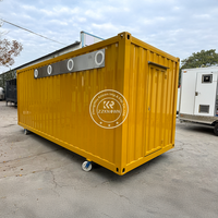 Café-restaurant préfabriqué en conteneur à prix de gros avec cuisine complète, bar en conteneur, café mobile en conteneur maritime