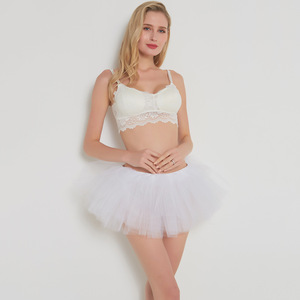 Jupe tutu taille adulte en gros femmes adolescents classique élastique 5 couches jupe de ballet en tulle, jupe courte de style vintage des années 1950 - Product Image 4