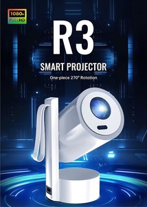 Proyector de cine en casa inteligente Mini1080P, <span class=keywords><strong>port</strong></span>átil, con 800 diodos luminosos Ansi, puerto de carga USB, compatible con 4K, fiesta al aire libre - Product Image 3