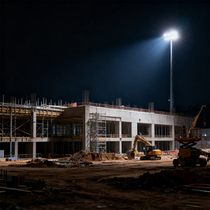 Projecteur LED commercial 600W IP65 étanche pour <span class=keywords><strong>chantier</strong></span> de construction, terrain de basket-ball, éclairage extérieur - Product Image 3