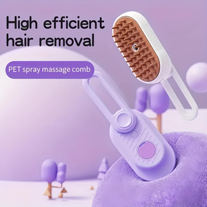Nrush Electric Spray Cat <span class=keywords><strong>Hair</strong></span> Brush 3 en 1 Estilo de lujo para el cuidado de mascotas Cat <span class=keywords><strong>Hair</strong></span> Removal and Beauty Care