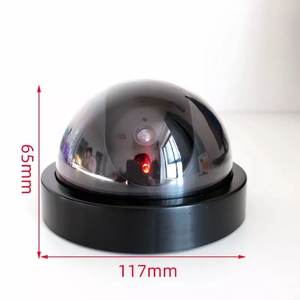 กล้องรักษาความปลอดภัยของปลอมแบบจำลองในร่ม <span class=keywords><strong>IR</strong></span> อินฟราเรด LED กะพริบไฟ CCTV กันน้ำจำลอง - Product Image 2