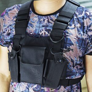 무전기용 전술 가슴 하네스 조끼 내구성 있는 2웨이 라디오 체스트 리그 - Product Image 5