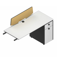 Bureau de travail moderne, table de bureau, mobilier de bureau, ensemble de luxe pour manager, PDG, petit bureau moderne en bois, accepte la personnalisation