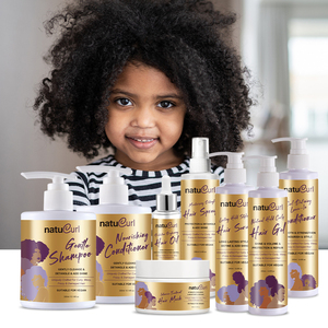 Set de Champú y Acondicionador Orgánico de Marca Blanca para el Cuidado del Cabello Rizado, Tratamiento Desenredante Sin Sulfatos para Cabello Rizado y Encrespado - Product Image 3