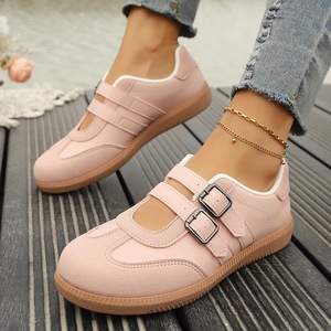 Zapatos Planos Mary Jane para Mujer, Primavera-Verano 2026, Parte Superior de PU, Color Mixto, Cierre de Velcro, Tacón Bajo, Suela Plana, Casuales para Uso Diario - Product Image 4