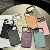 Étui magnétique pour téléphone portable Apple 17, en TPU, antichoc, couverture intégrale, compatible avec Apple 16/15 Pro/14