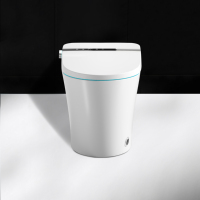 WC Bidet Allongé Entièrement Automatique avec Télécommande, Drainage S-Trap, Siège Chauffant - Toilette Moderne en Gros