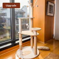 Vente en gros : Plateforme de saut robuste et résistante pour arbre à chat en sisal intégré, grande capacité de charge, résistante aux griffures, pour chats adultes domestiques en intérieur