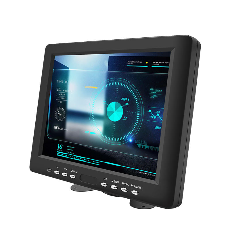 Wholesale Cheap Price 8 Inch Mini LCD Monitor Plastic Shell Frame with TFT VGA HOMI AV BNC Input Cable for Industrial Business