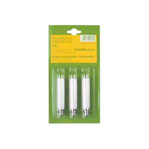 Hellum Schaftkerze para 10er Kette 23V/3W E10 Innen und Außen elfenbein 3 Stück - Product Image 1
