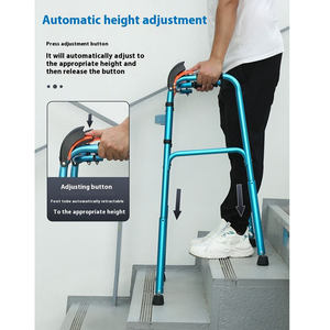 วอล์กเกอร์ปีนบันไดแบบปรับได้น้ำหนักเบารองรับการเคลื่อนไหวสำหรับผู้สูงอายุ - Product Image 2