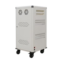 Chariot de charge mobile en métal USB Type-C à 30 baies pour ordinateurs portables de 15,6 pouces et iPad, usage éducatif