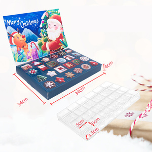 <span class=keywords><strong>Calendrier</strong></span> <span class=keywords><strong>de</strong></span> <span class=keywords><strong>l</strong></span>'<span class=keywords><strong>Avent</strong></span> <span class=keywords><strong>de</strong></span> Noë<span class=keywords><strong>l</strong></span> personnalisé imprimé et remplissable avec 24 compartiments numérotés - Product Image 4