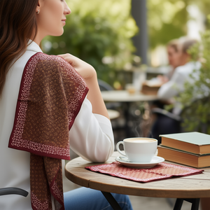 Pañuelo Cuadrado Pequeño con Letra C 70x70cm FULARES - Product Image 2