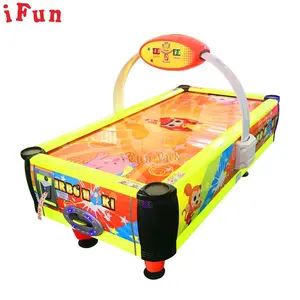 Ifun Kids Yellow Air Hockey Coin Operated Redemption Ticket Out Game Machine