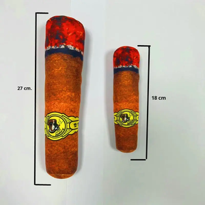 अमेज़न सर्वश्रेष्ठ विक्रेता के लिए पर्यावरण के अनुकूल इंटरैक्टिव प्लश कुत्ते खिलौना सिमुलेशन सिगार-आकार के पालतू चउ खिलौना - Product Image 5