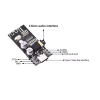 Módulo de Audio Inalámbrico MH-MX28 con Interfaz Tipo-C, Decodificador MP3 sin Pérdidas, Receptor de Audio, Módulo de Sonido Estéreo Inalámbrico
