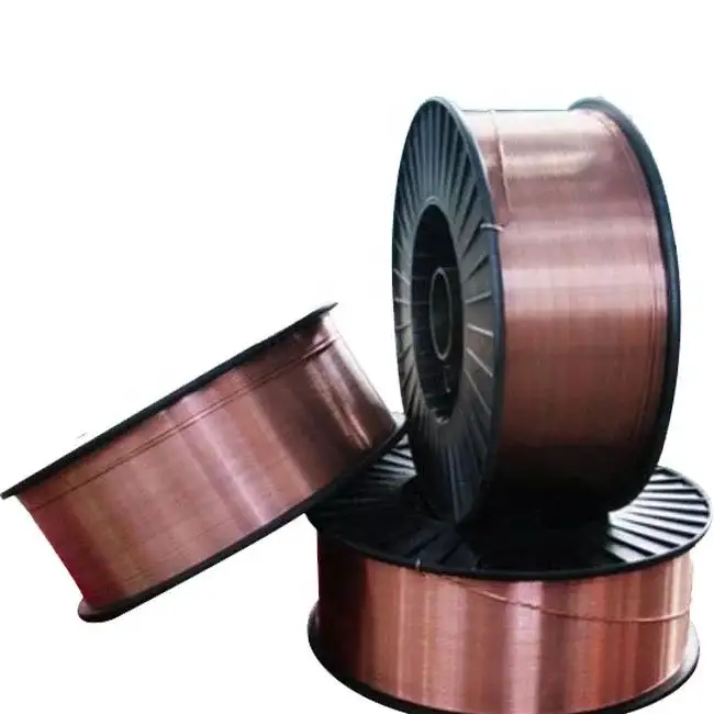 GMAW Welding Wire SG2 Gas Shielding CO2 MIG Welding Wire 0.8mm 0.9mm 1.0mm 1.2mm ER70S-6 Welding Wire for Bridge and Building