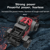 Camion RC tout-terrain en alliage métallique 2,4 GHz 1:16 à grande vitesse, personnalisable pour la vente en gros, avec lumières LED