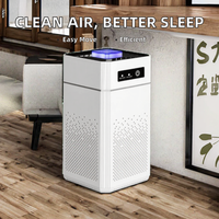 Purificateur d'air électrique 3-en-1 pour la maison, filtre HEPA, écologique, soin des allergies, des poils d'animaux, aromathérapie, fraîcheur, portable, prise EU