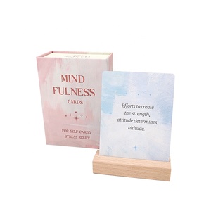 Hicreate Mini Tarjetas de Afirmaciones para la Salud Mental, Tarjetas Positivas para Sentimientos Agradables, Personalizables para la Familia, Publicitarias, de Papel, 10x7cm - Product Image 3
