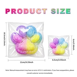 Jouets relaxants en peluche surdimensionnés en forme de pattes de chat <span class=keywords><strong>Taiba</strong></span> |   Jouets sensoriels relaxants |   Design de pattes de chat de dessin animé |   Farces amusantes - Product Image 6