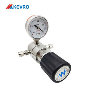 Régulateur de gaz série W 3000 psi en acier inoxydable 316 avec jauges 1/4 "NPT femelle pour bouteilles de gaz de laboratoire - Product Image 5