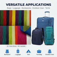 Tissu Oxford Jacquard en Polyester Enduit PU 400D Résistant à l'Abrasion pour Sacs à Main, Sacs à Dos, Bagages, Tentes et Articles d'Extérieur - Vente en Gros