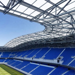 Préfabriquée Structure En Acier De <span class=keywords><strong>Toiture</strong></span> de Gymnase de Basket-Ball de Toit de Stade De Football de <span class=keywords><strong>Construction</strong></span> - Product Image 5