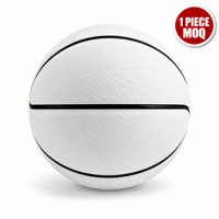 Ballons de basketball en cuir PU sur mesure (tailles 5, 6, 7) avec impression de logo pour entraînement et matchs d'équipe – Vente en gros directe usine OEM