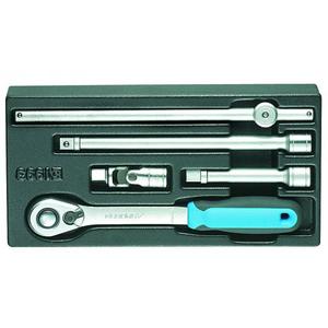 GEDORE-Cliquet 1550756 1/2 ''et accessoires pour jeu de douilles dans le module ES-EAN 4010886816509 OTHER TOOL SETS - Product Image 1